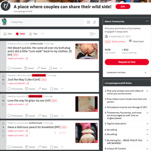 https://reddit.com/r/couplesgonewild/