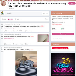 https://reddit.com/r/godasshole/
