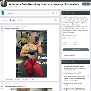 https://reddit.com/r/athleticgirls/
