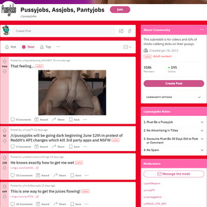 https://reddit.com/r/pussyjobs/